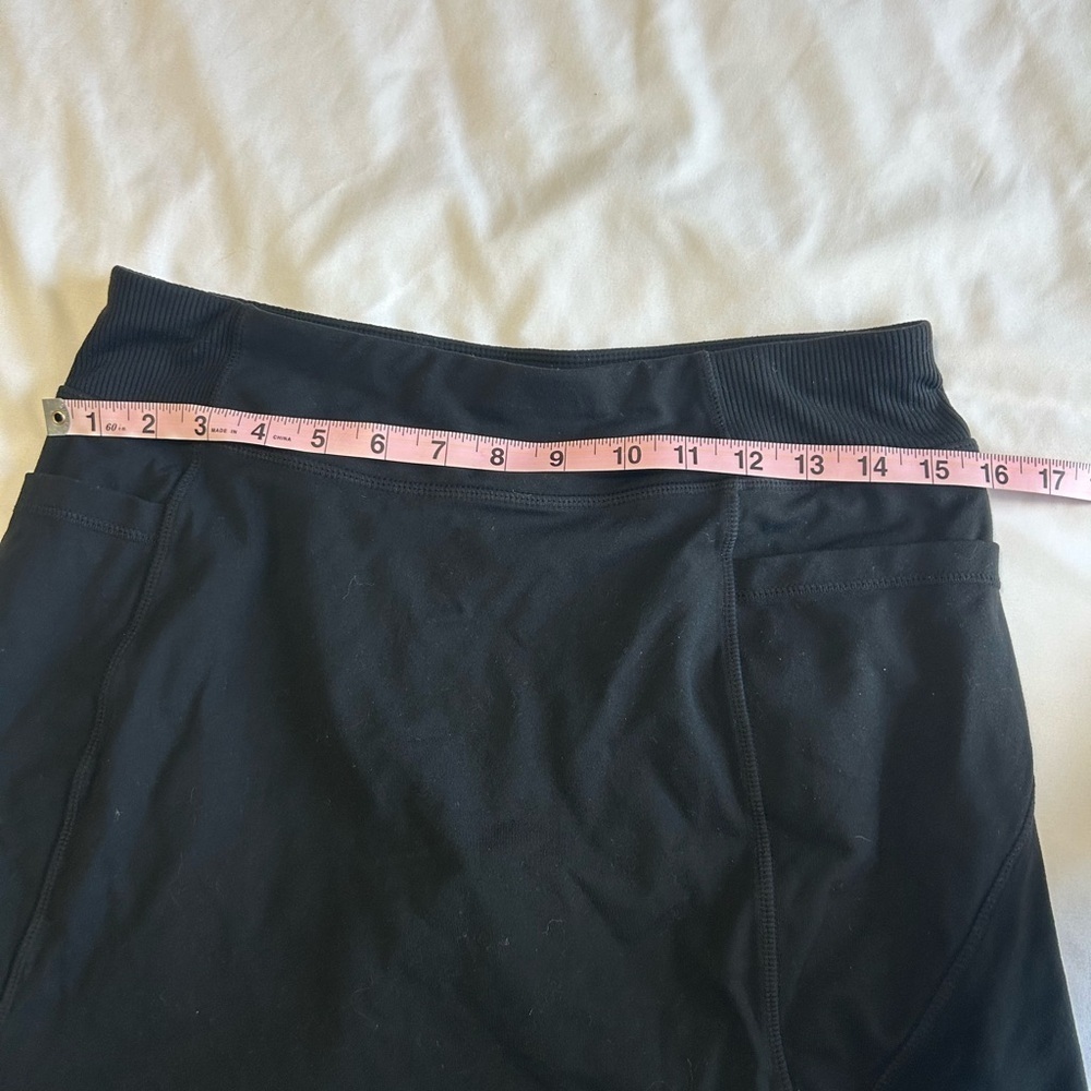 Athleta Black Pull On Stretchy Skort - Picture 5 of 5